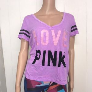 Pink Victoria’s Secret T-shirt size women’s small